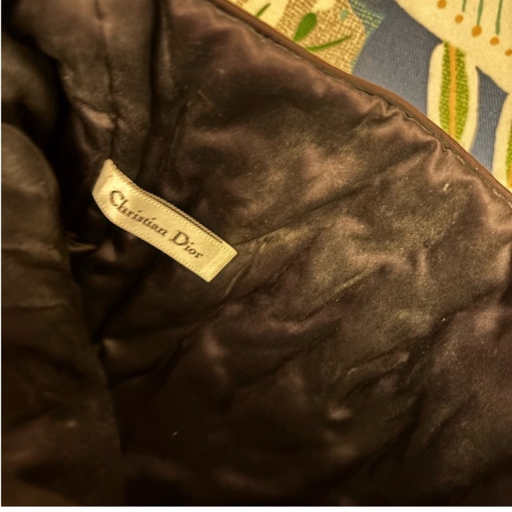 Christian Dior Vintage Pattern Bag Colorful Iconic Bag Attention Getting Bsg - Picture 6 of 6